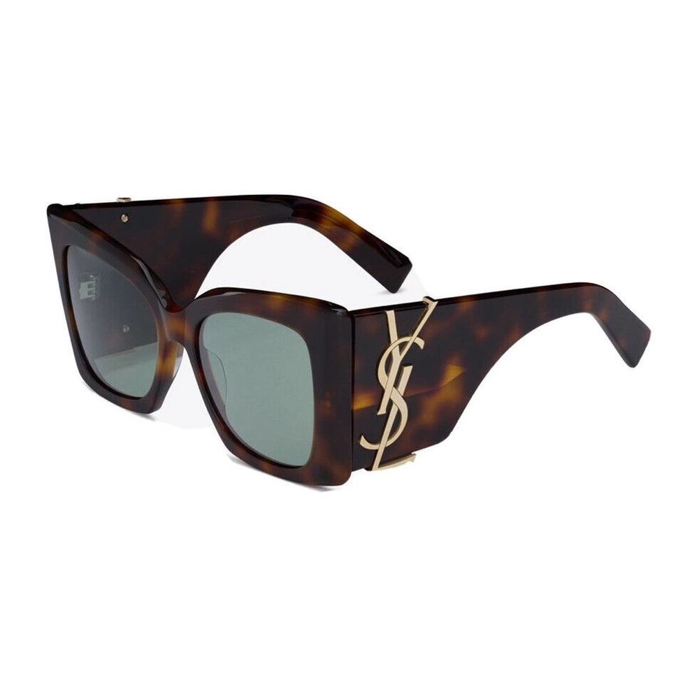 Saint Laurent SL M119 BLAZE 002 Havana Gold YSL LOGO AUTHENTIC Sunglasses - Picture 3 of 9